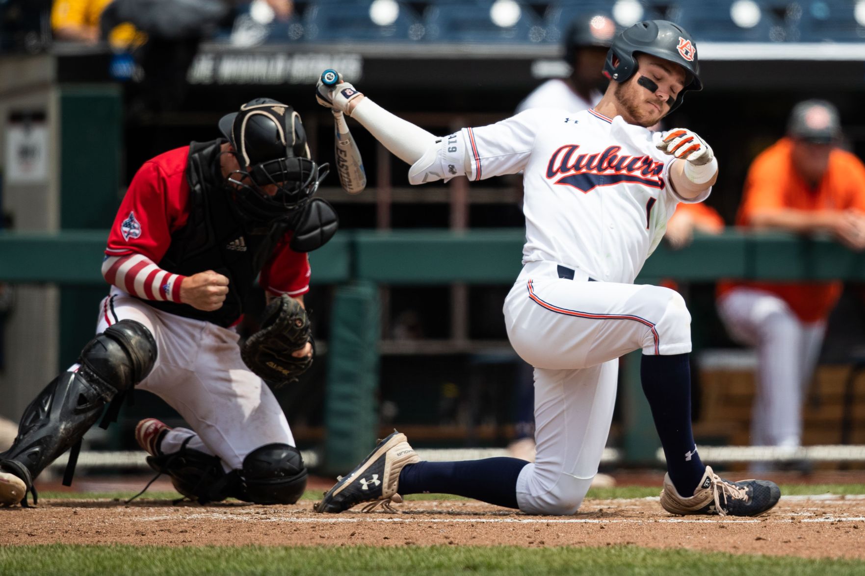 Auburn vs. Louisville at the College World Series